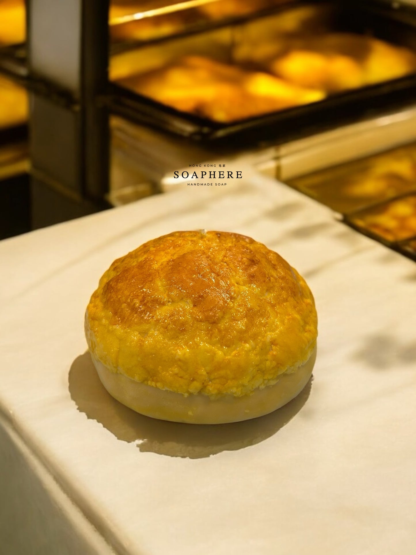 Hong Kong limited edition handmade pineapple bun candle